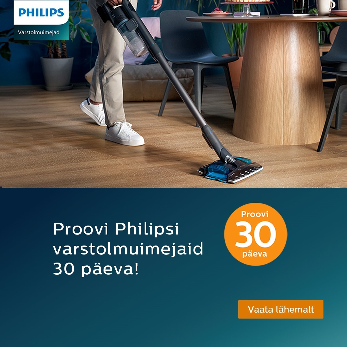 Philips proovi 30 päeva tolmuimejad